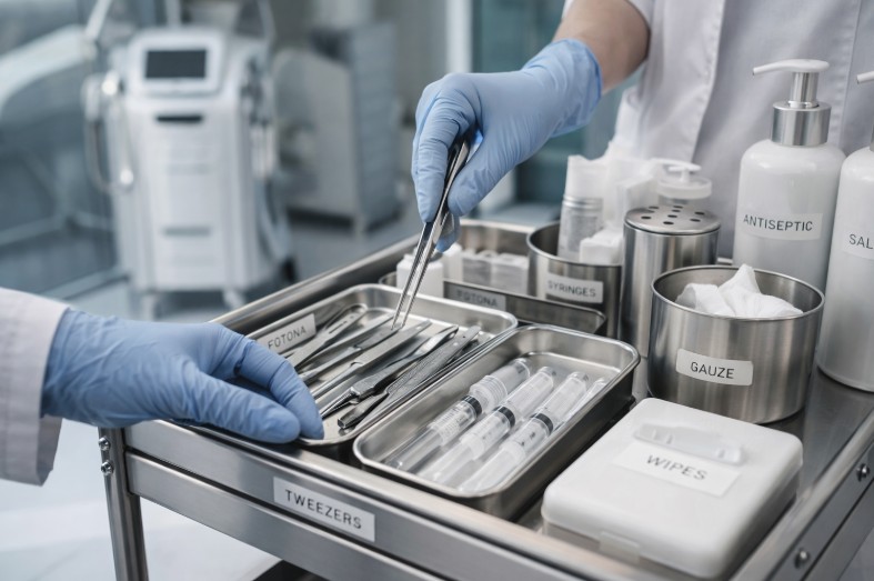 aseptisation des instruments de chirurgie marquage laser